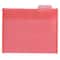 JAM Paper 8.5" x 11" Plastic File Folders, 6ct.